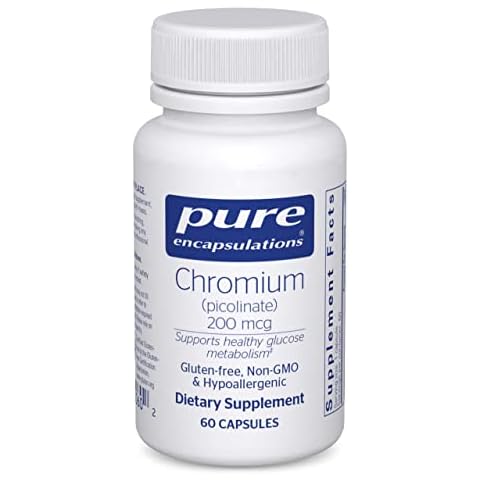 Pure Encapsulations Chromium 200 mcg | 60 Capsules Cover