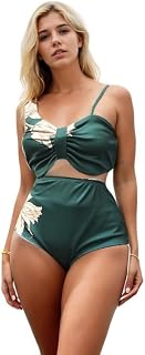 Athena Lifestyle Women & Girl Polyester Printed One Shoulder Hand Wash Regular Swim Set Green Price In India