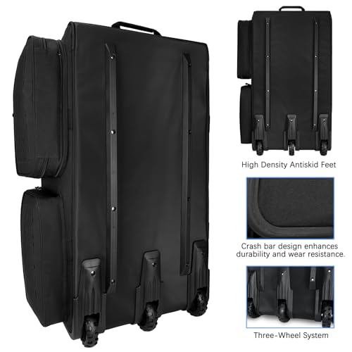 Rolling Duffle Bag with 3 Wheels
