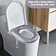 Aufblasbares Toilettensitzkissen: Aufblasbare Sitzkissen mit Saugnapf, Toilettensitz, Höhenverstellbarer Aufblasbares Kissen für Toilette für Erwachsene, Altere Menschen, Steißbein Schmerzlinderung