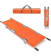 Amazon｜折りたたみ 担架 スチール製 ロングサイズ 防水 簡易担架