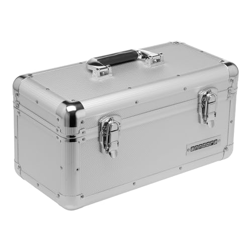 anndora Werkzeugkoffer 13 L Transportbox Werkzeugkasten Werkzeugbox - silber 1 anndora Werkzeugkoffer 13 L Transportbox Werkzeugkasten Werkzeugbox - silber