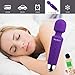 HEHUI Wand Massager Powerful, Cordless Rechargeable Wand Massager with 8 Powerful Speeds and 20 Modes,Waterproof Handheld Personal Wand Massager for Back Neck Shoulder Legs