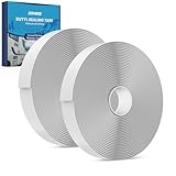 Kohree Butyl Tape White 2 Pack, 1/8-Inch x 3/4-Inch x 30-Foot, Butyl Sealant Tape RV Putty Rubber Seal Tape Leak Proof for RV Repair, Window, Boat Sealing