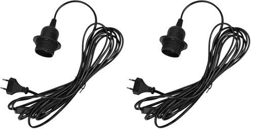 Portalámparas E27 con interruptor y cable de 5m para un control de iluminación versátil y cómodo 3