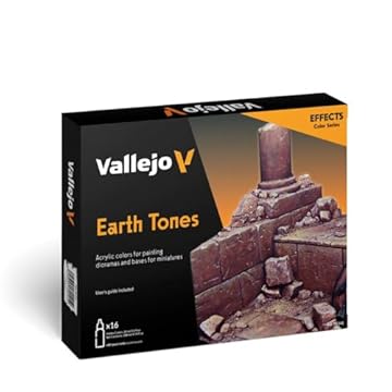 Vallejo Model Color Set, Acrylic Paint Assortment for Miniatures and Figures, 18 ml, Self-Leveling with BSL System, Matte Finish