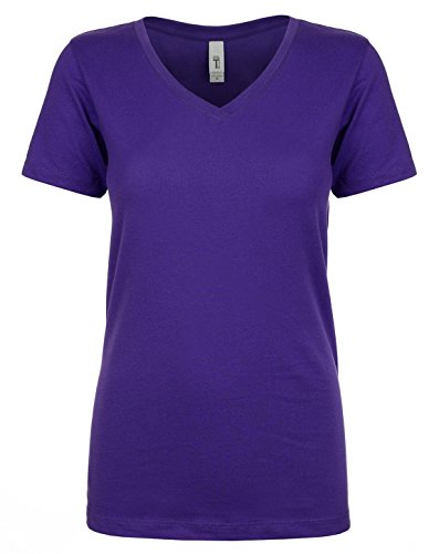 Next Level Ladies' Ideal V XL PURPLE RUSH