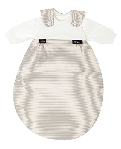 Alvi 441431116 Baby Mäxchen, 3 - teilig, Outlast Streifen, beige