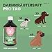 Darmkräuter Saft für Hunde 500ml – 100% natürliche Kräutermischung aus Anis, Fenchel, Kamille & mehr – Beruhigt Magen-Darm-Probleme wie Blähungen und Bauchweh – Für eine gesunde Verdauung