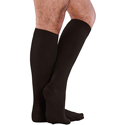 Meia 3/4 Masculina Actitud 190B 15-20 Mmhg Sigvaris Marrom Grande