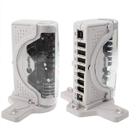 WXX 2 en 1 (4 Puertos USB 2.0 Hi-Speed + 3 Puertos IEEE 1394 FireWire) Hub