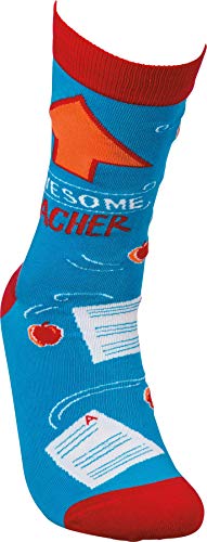 Primitives by Kathy Socks - Awesome Teacher, Unisex, One Size