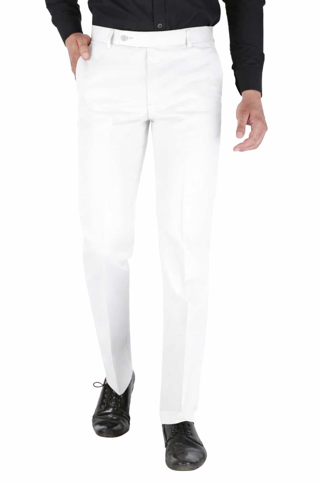 Formal Pants for Men Office Wear - Premium Regular Fit Formal Trouser for Men, Boys, Gents Bottom Formal wear for Office Meeting, Party, Gathering, Wedding-image-42