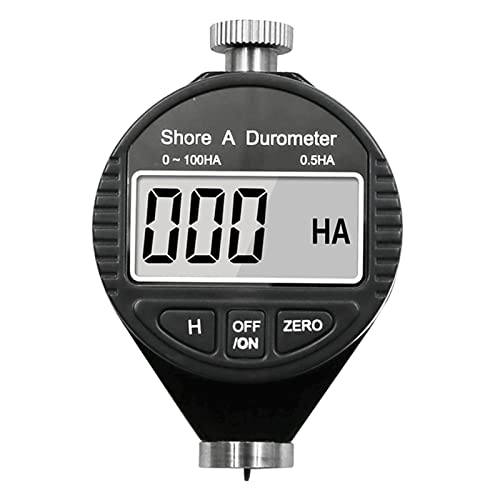 Portable Shore Digital Hardness Meter Durometer Hardness Tester With Large LCD Display For Tire Thermal-Plastic Flooring Hardness Tester Digital For Softened Water Meter Digital Durometer File For A