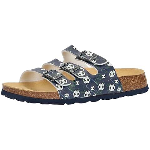 Superfit Boys Fussbettpantoffel Slippers in Blue Cover