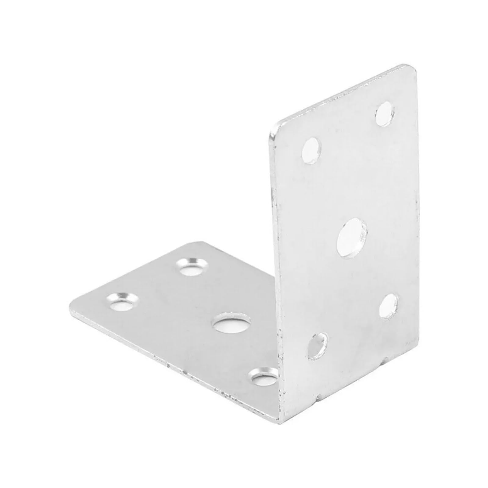 50 Stück Winkelhalterung, robuste L-Eckstrebenplatten for Holz und Stahl, 65 x 40 mm Geeignet zur Möbelbefestigung