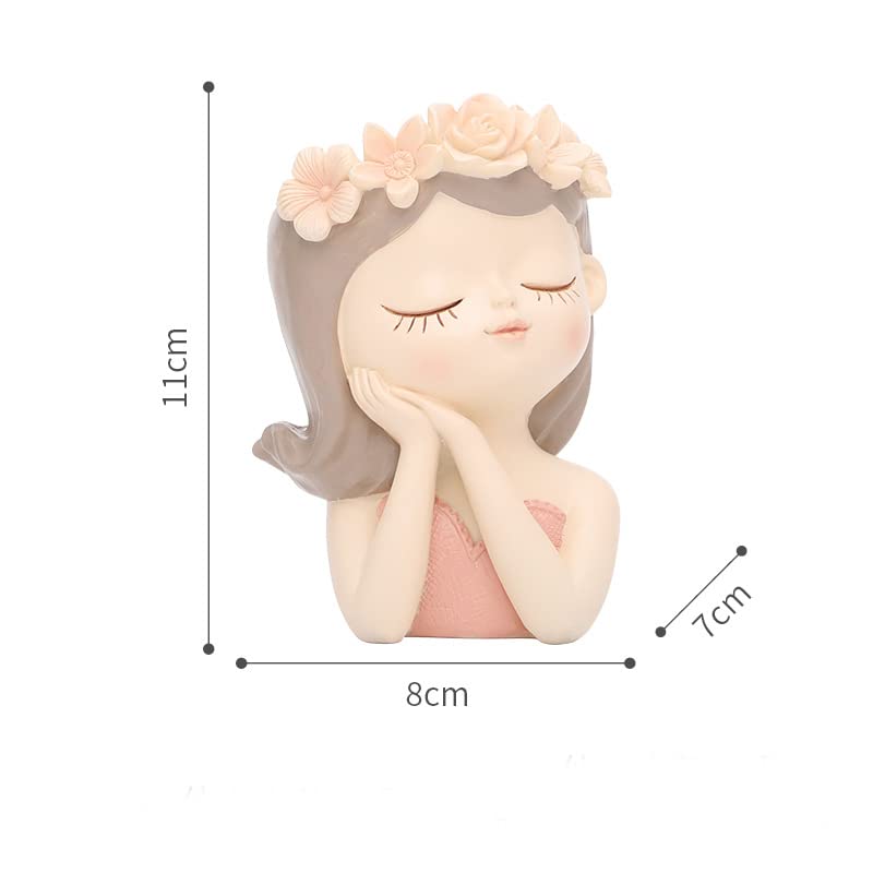 Cute Girl Planters - Mini Succulent Pots -2
