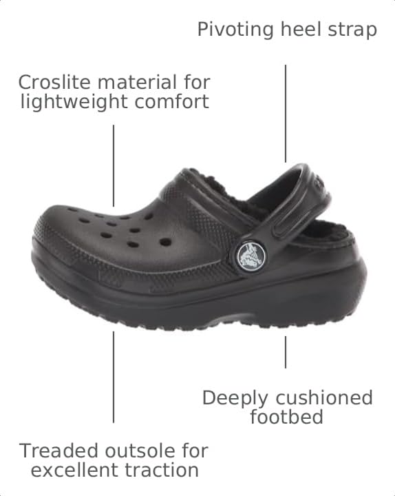 Image of Crocs Kids' Classic Lined Kids Clog