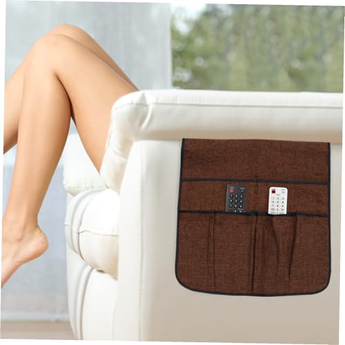 Support télécommande durable en tissu résistant pour accoudoir de salon - 8