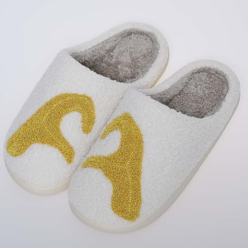 Image of Comfy House Slippers For Women Men, Ladies Fuzzy Bedroom Slippers,indoor Outdoor Memory Foam Shoes
