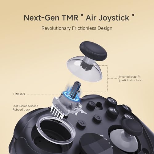 Image of MOBAPAD Chitu2 HD Switch 2 Wireless Controller, TMR Glide Joysticks [ZERO Drift], Charging Dock, HD Rumble, NFC, Turbo, Programming, Mechanical Buttons - Gamepad for Nintendo Switch /Switch 2