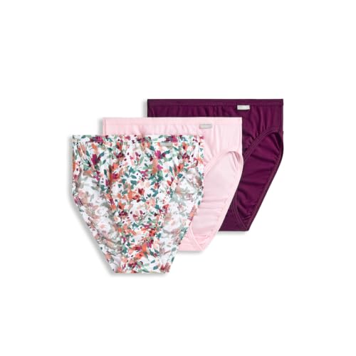 Image of Jockey Women's Underwear Plus Size 100% Cotton Elance French Cut - 3 Pack