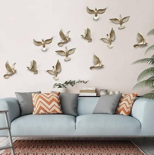 Pinnacle Hand Crafted Decorative Birds | Aluminium Wall Decor & Wall Hangings Birds Items Wall art for Living Room, Dining Room | Flying Birds Set for Decorative Room, Hall, Office (B0CYCFZPS8) Amazon Price History, Amazon Price Tracker