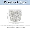 60 Feet Metal Iron Necklace Chains 3mm Bulk Curb Link Chain for Jewelry Making DIY Craft Supplies (Silver and Gold) #2
