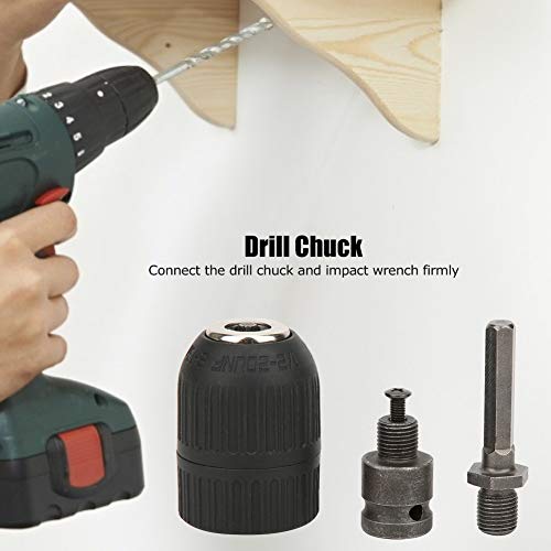 1/2in Boorkop Hex Schacht Adapter Boorkop Veranderen Adapter Converter Handheld Elektrische Boorkop 2-13 MM 1/2-20UNF… - Image 6