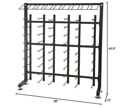 Soporte para 90 Botellas de Vino Acabado Negro miniatura 3