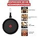 Tefal Explore On Keramikpfanne 28 cm, leistungsstarke Antihaftkeramikversiegelung, Fusioncore-Technologie, kratzfest, tiefe Form, Thermo-Signal, für alle Herdarten geeignet, Schwarz, G2140632