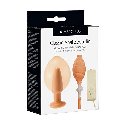 Seven Creations 7199PM-BX,Inflatable Butt Plug Vibrating,flesh - Afbeelding 4