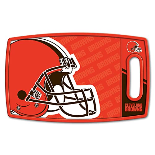 Image of YouTheFan NFL Cleveland Browns Logo Series Cutting Board