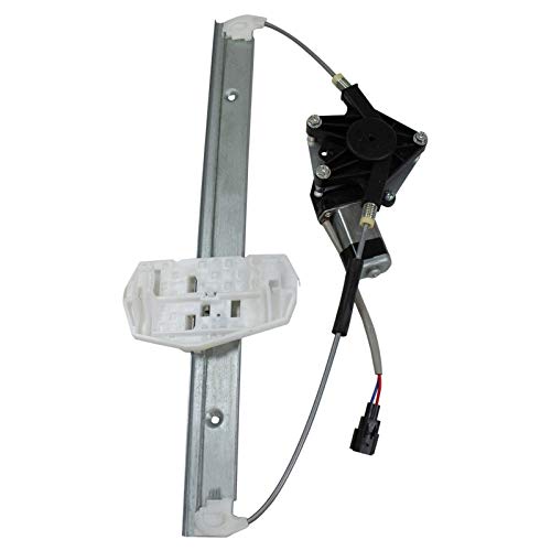 Image of TRQ Rear Right Power Window Regulator & Motor Assembly Passenger Side Compatible with 2007-2018 Jeep Wrangler 2018 Wrangler JK