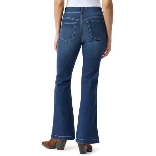 Image of Gloria Vanderbilt Women's Shape Effect Pull On High Rise Flare Jeans