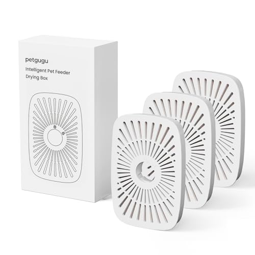 PETGUGU Automatic Pet Feeder Drying Box for PF2(3 Pack)