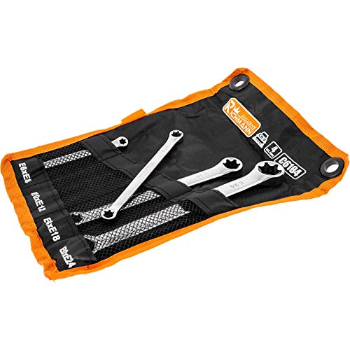 Image of RICHMANN torx ring spanner set 4 pcs 8 sizes E6-E24 CrV 6150 steel (C6104)