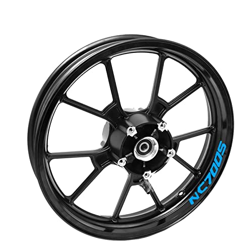 Autocollants de jante réfléchissants Honda NC700 décalcomanies roue moto pneu A21