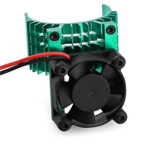 RC��������̃A�b�v�O���[�h For Traxxas For Slash 4x4 2WD For Rustler For VXL-3S ESC ��p�t�@���ƃ��[�^�[�t�@���Z�b�g RC �A�b�v�O���[�h�C���C�����i(Green)