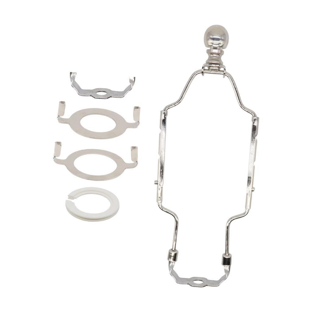 Lamp Shade Harp Holder Adjustable Universal DIY Lamp Harp Light Fitting Harp Argent|Home Decoration Items for Living Room Durable Home Garden Tool Kit for Soil Cultivator-image-36