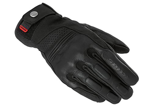 SPIDI Urban Guantes para Moto de Piel, Negro, XXL