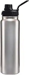 Garrafa De Água Térmica Garrafinha Em Aço Inox Antivazamento Com Infusor 750ml (Cinza)