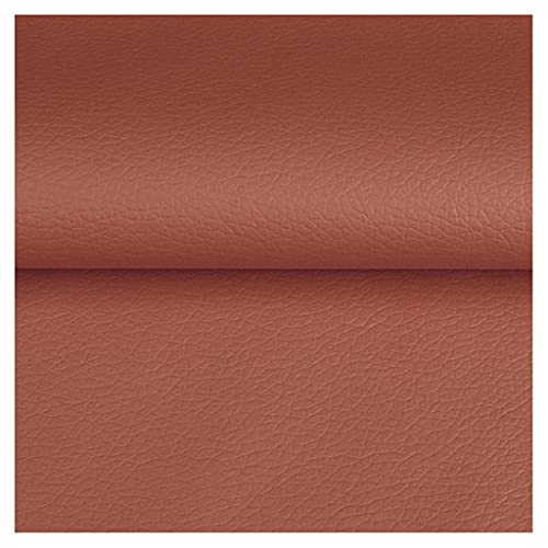 Telas Nauticas Cuero Artificial Tela De Cuero Artificial Durable Creativo Decoración Del Hogar Bolsa Suave DIY Serie Una Variedad De Colores (sin Pegamento)(Bright red,1.4X5m)