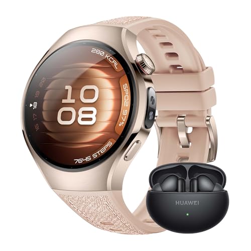 HUAWEI Watch 5 + FreeBuds 6i Schwarz, Health Glance, 5ATM Wasserdicht, GPS, SpO2 an der Fingerspitze, Kompatibel mit Android™ & iOS, Saphirglas, 30 Monate Garantie, 42mm, Beige HUAWEI Watch 5 + FreeBuds 6i Schwarz, Health Glance, 5ATM Wasserdicht, GPS, SpO2 an der Fingerspitze, Kompatibel mit Android™ & iOS, Saphirglas, 30 Monate Garantie, 42mm, Beige
