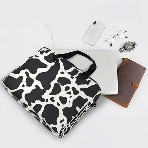 Funda para portátil estampado Cow Spots 13-15.6 pulg miniatura 7