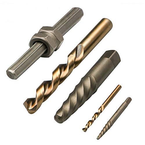 Set combinado de 55 piezas extractor de tornillos y brocas miniatura 3