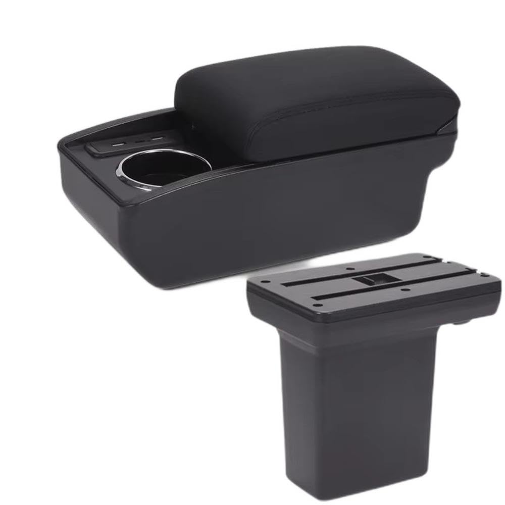 Sxqpocar B2 Black Line 6Usb For Opel Mokka 2025 Car Armrest Box Auto Center Console Storage Box Replacement Parts