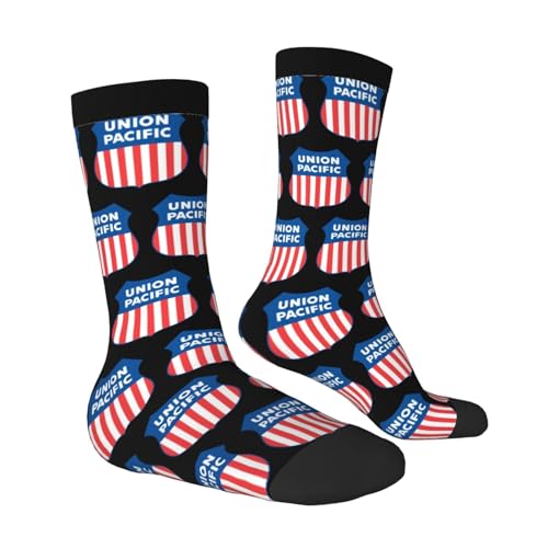 Union Pacific Railroad Adult Cotton Crew Socks Men Sock Casual Socks Women Sock3
