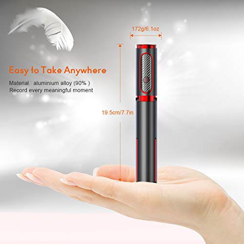Selfie Stick Bluetooth, Aluminium Selfie Stick Stativ Handy Stativ mit fernauslöser für iPhone 14/13/12 Pro Max, Samsung… – Bild 7