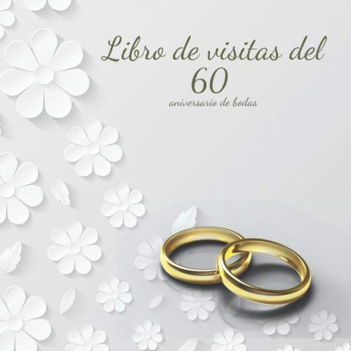 Livre d'or pour anniversaire de mariage 60 ans de noces de diamant et photos